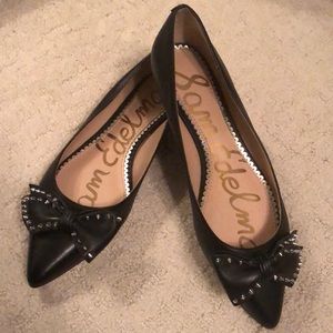 Sam Edelman spiky bow flats 6.5 (fits size 7)